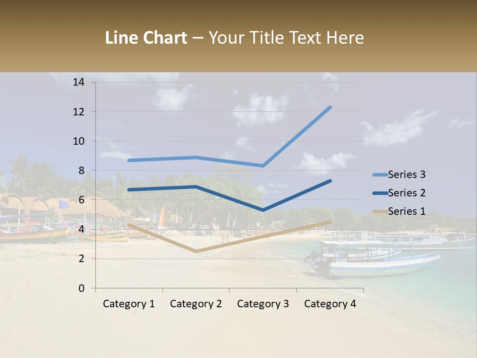A Group Of Boats Sitting On Top Of A Sandy Beach PowerPoint Template