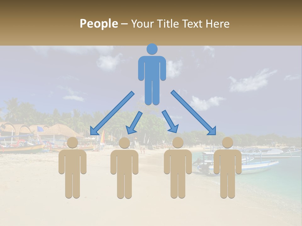 A Group Of Boats Sitting On Top Of A Sandy Beach PowerPoint Template