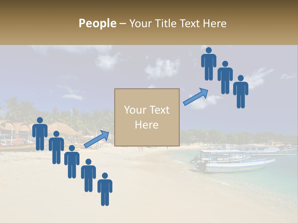 A Group Of Boats Sitting On Top Of A Sandy Beach PowerPoint Template