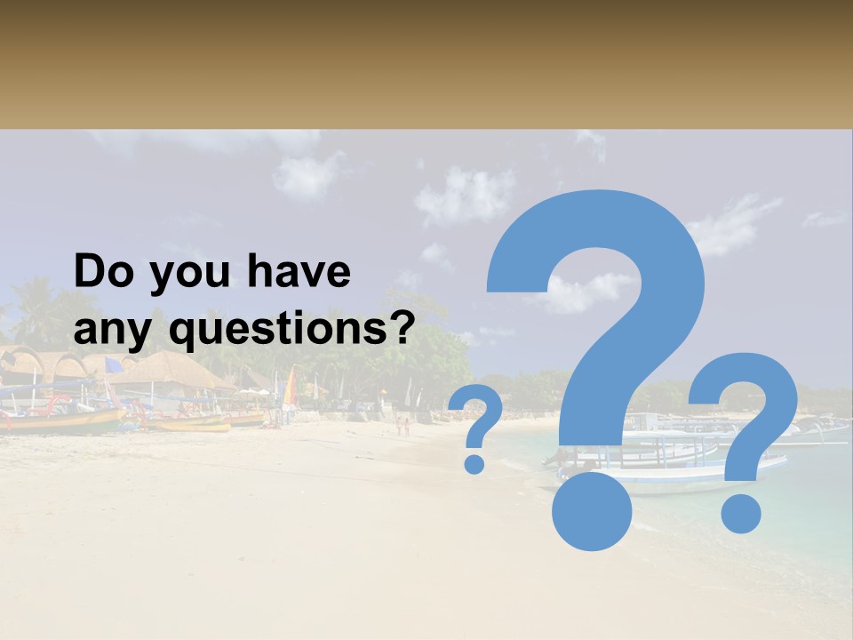 A Group Of Boats Sitting On Top Of A Sandy Beach PowerPoint Template