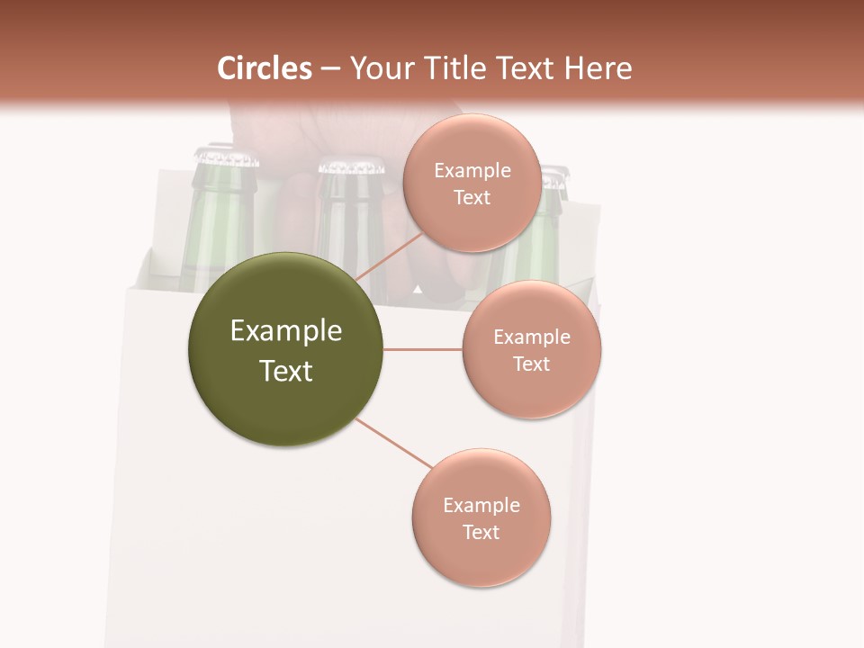 A Person Holding A White Box With Four Green Bottles In It PowerPoint Template