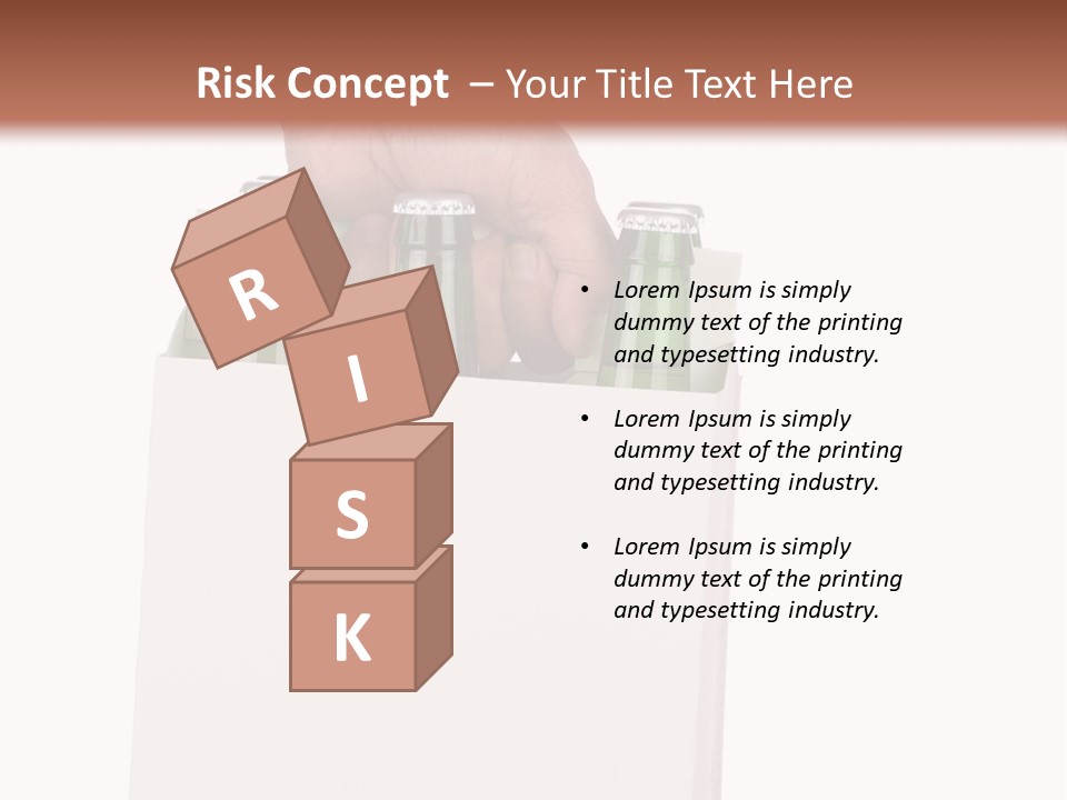 A Person Holding A White Box With Four Green Bottles In It PowerPoint Template