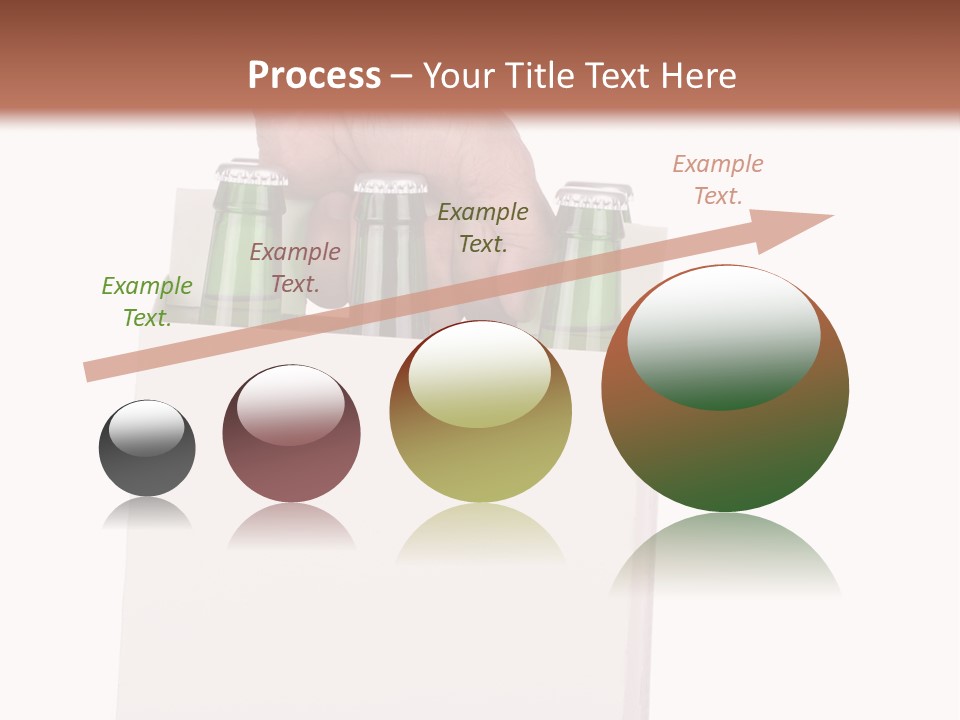 A Person Holding A White Box With Four Green Bottles In It PowerPoint Template