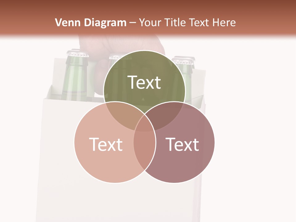 A Person Holding A White Box With Four Green Bottles In It PowerPoint Template