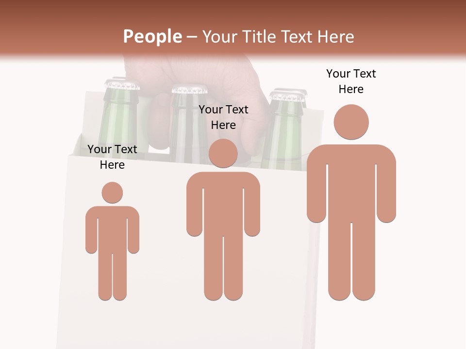 A Person Holding A White Box With Four Green Bottles In It PowerPoint Template