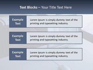 A Computer Monitor Sitting On Top Of A Desk PowerPoint Template