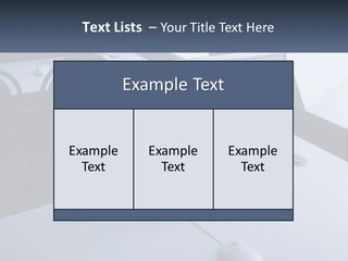 A Computer Monitor Sitting On Top Of A Desk PowerPoint Template