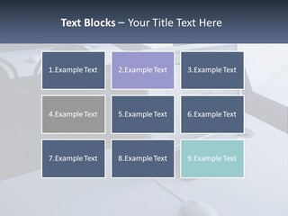 A Computer Monitor Sitting On Top Of A Desk PowerPoint Template