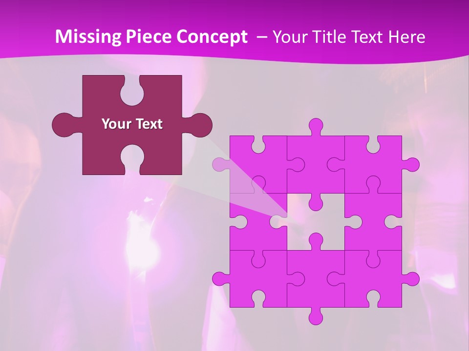 A Group Of People Dancing With A Purple Background PowerPoint Template