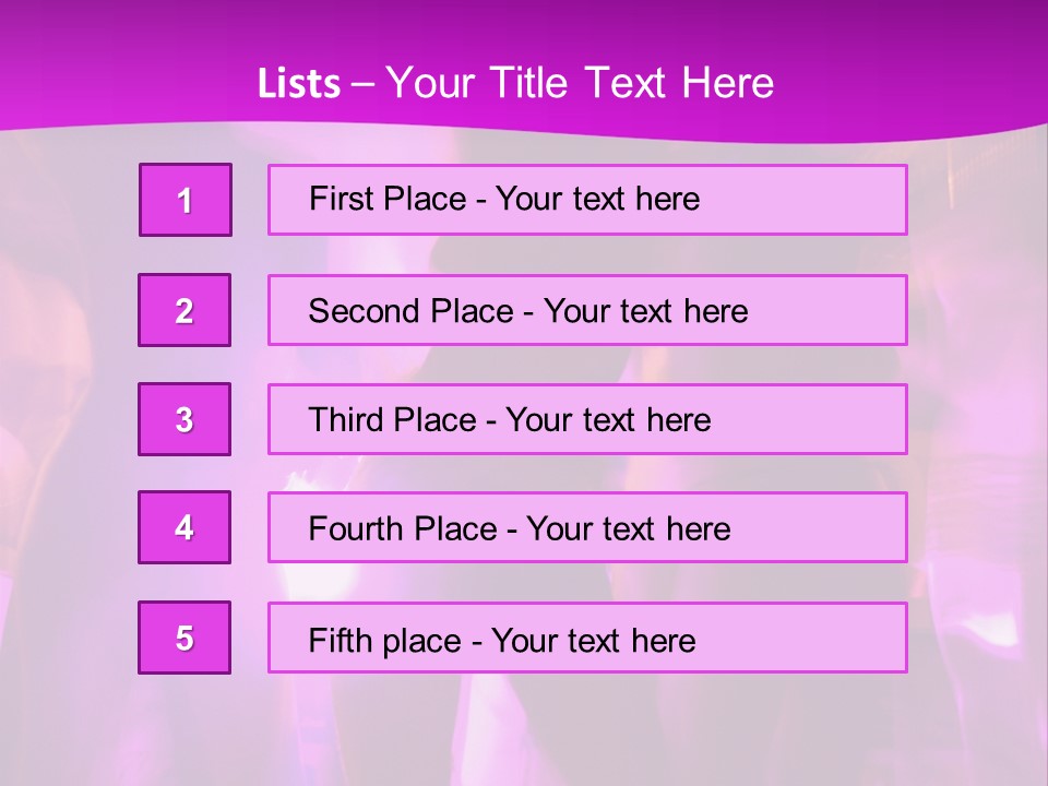 A Group Of People Dancing With A Purple Background PowerPoint Template