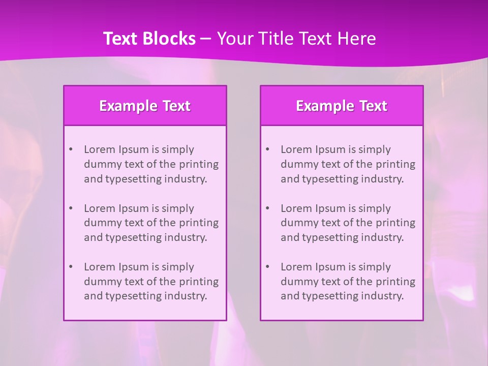 A Group Of People Dancing With A Purple Background PowerPoint Template