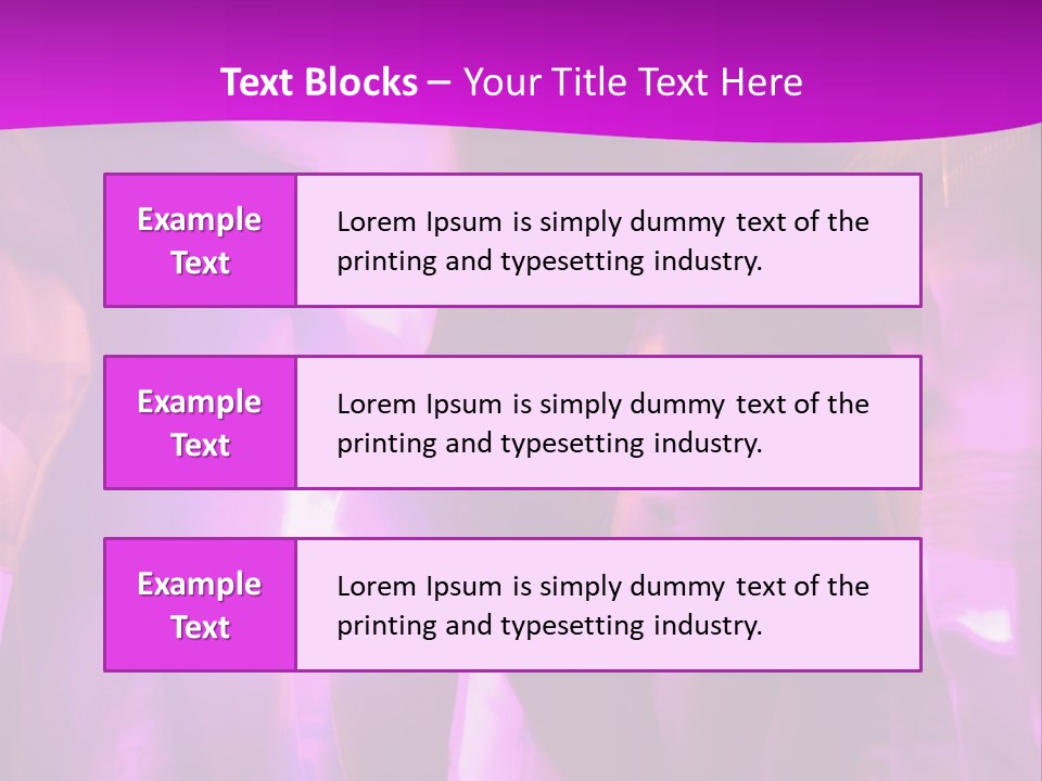 A Group Of People Dancing With A Purple Background PowerPoint Template