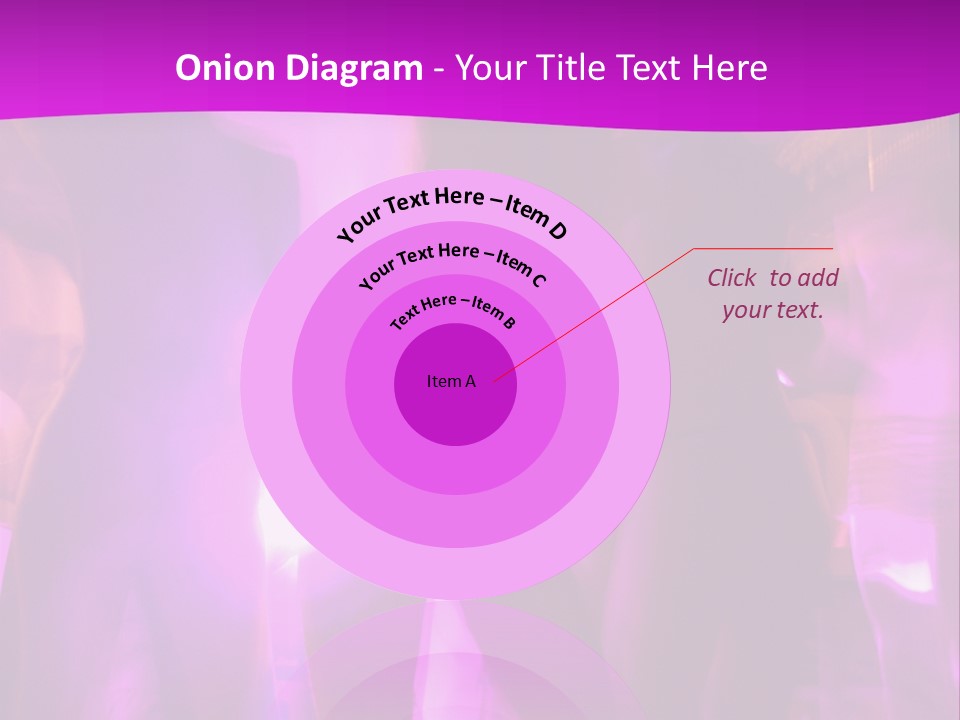 A Group Of People Dancing With A Purple Background PowerPoint Template