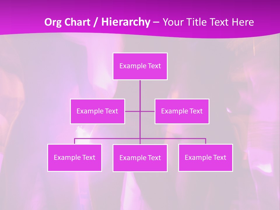 A Group Of People Dancing With A Purple Background PowerPoint Template