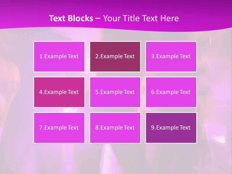 A Group Of People Dancing With A Purple Background PowerPoint Template