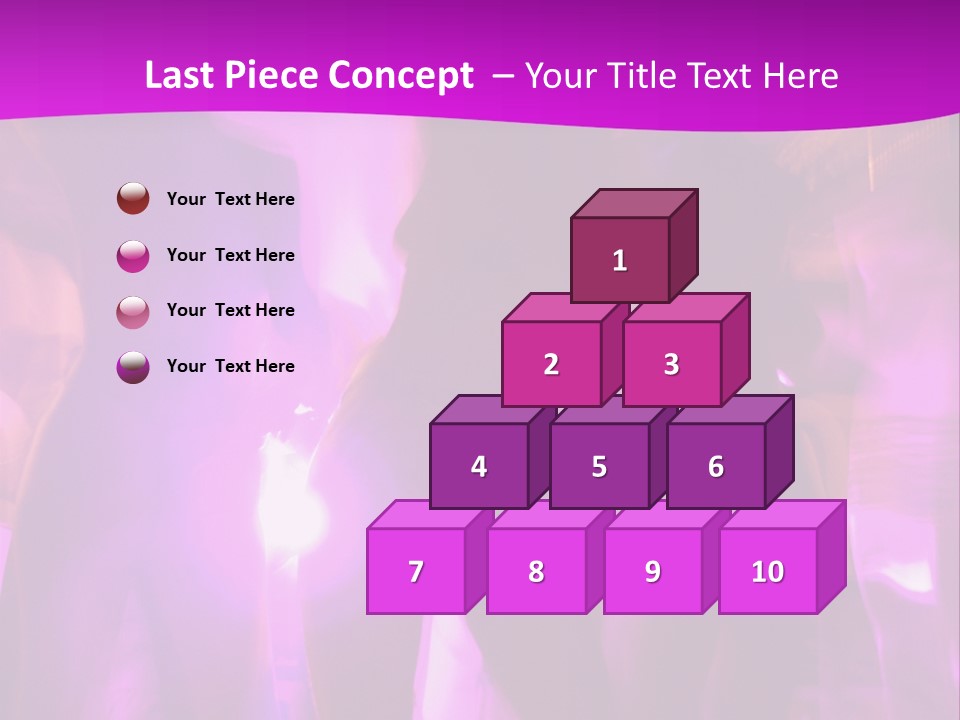 A Group Of People Dancing With A Purple Background PowerPoint Template