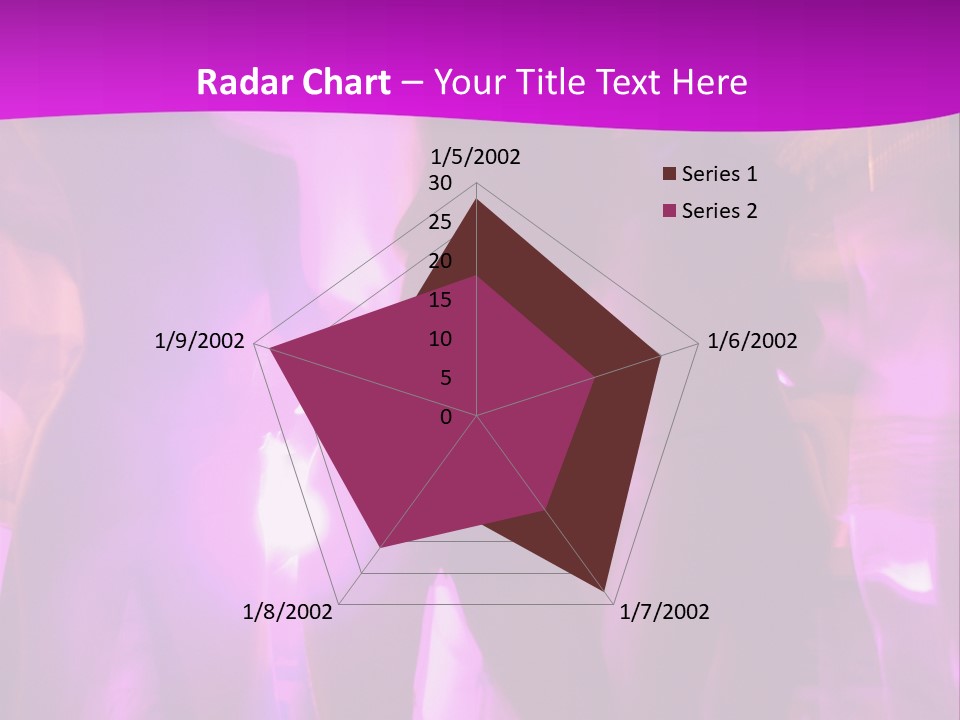 A Group Of People Dancing With A Purple Background PowerPoint Template