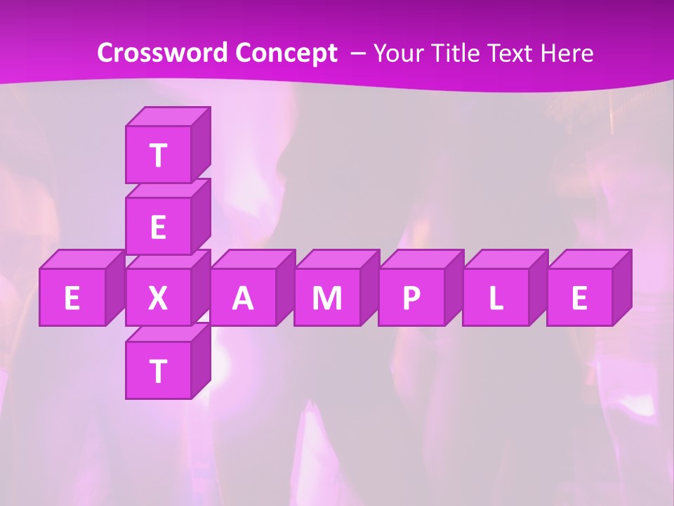 A Group Of People Dancing With A Purple Background PowerPoint Template