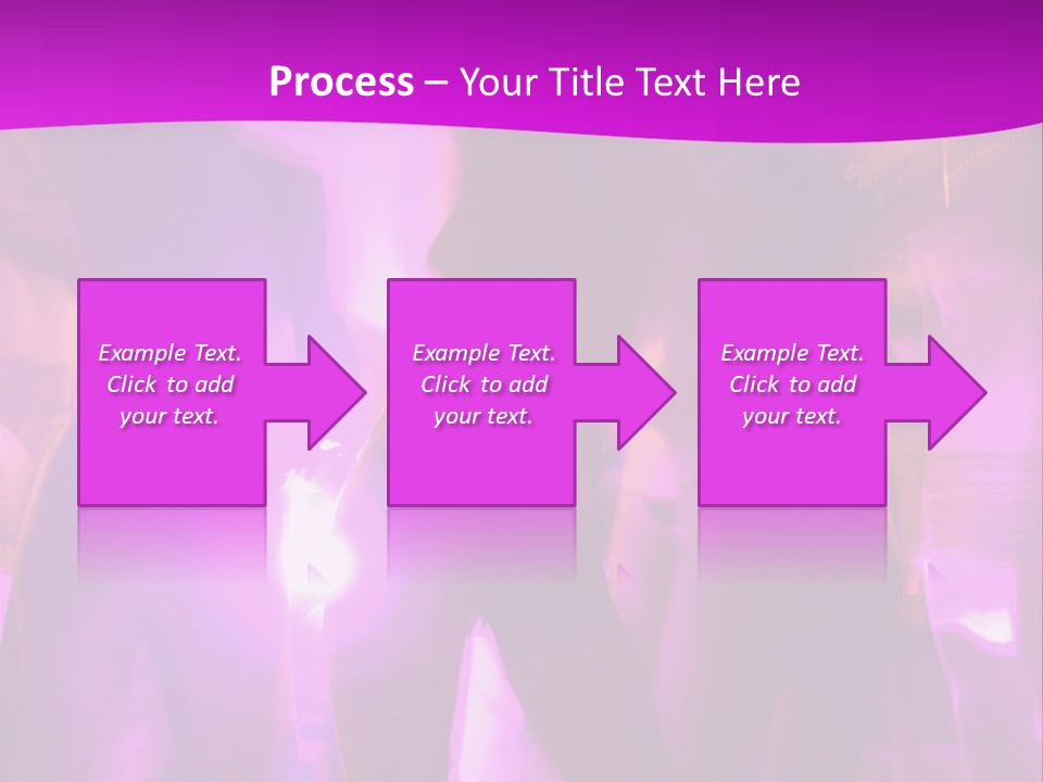 A Group Of People Dancing With A Purple Background PowerPoint Template