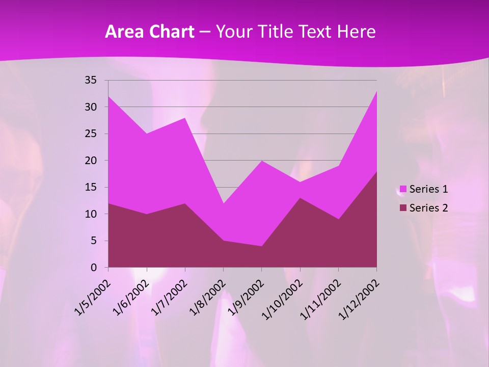A Group Of People Dancing With A Purple Background PowerPoint Template