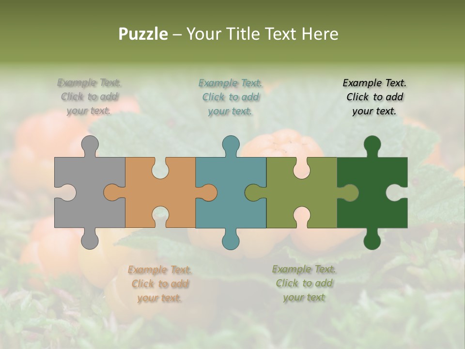 A Group Of Orange Berries Sitting On Top Of Green Leaves PowerPoint Template