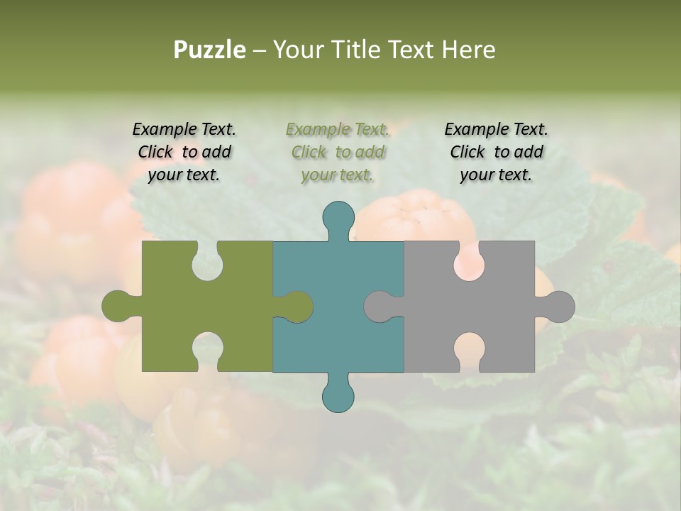 A Group Of Orange Berries Sitting On Top Of Green Leaves PowerPoint Template