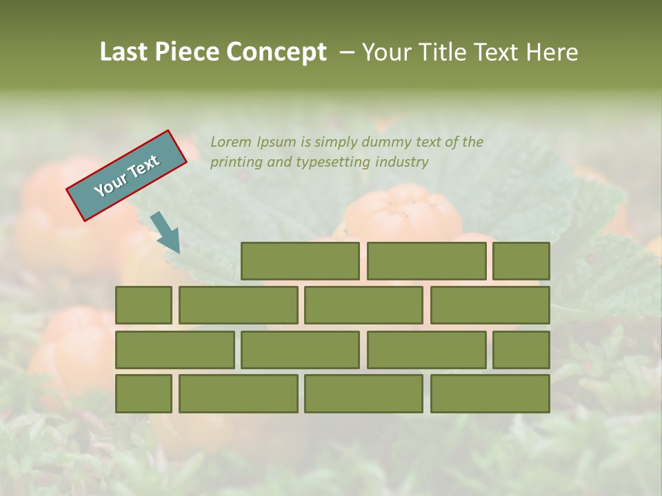 A Group Of Orange Berries Sitting On Top Of Green Leaves PowerPoint Template