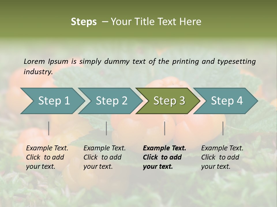 A Group Of Orange Berries Sitting On Top Of Green Leaves PowerPoint Template