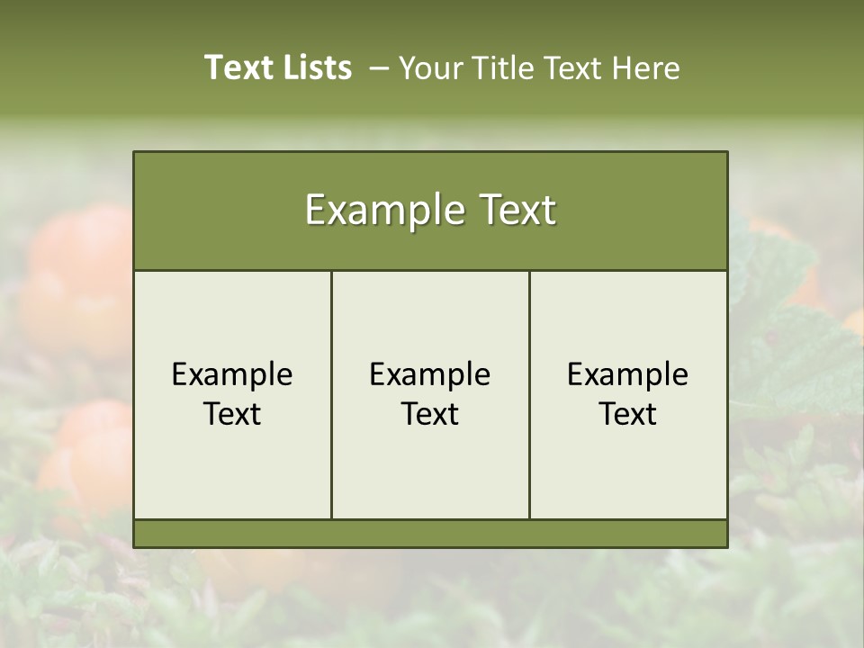 A Group Of Orange Berries Sitting On Top Of Green Leaves PowerPoint Template