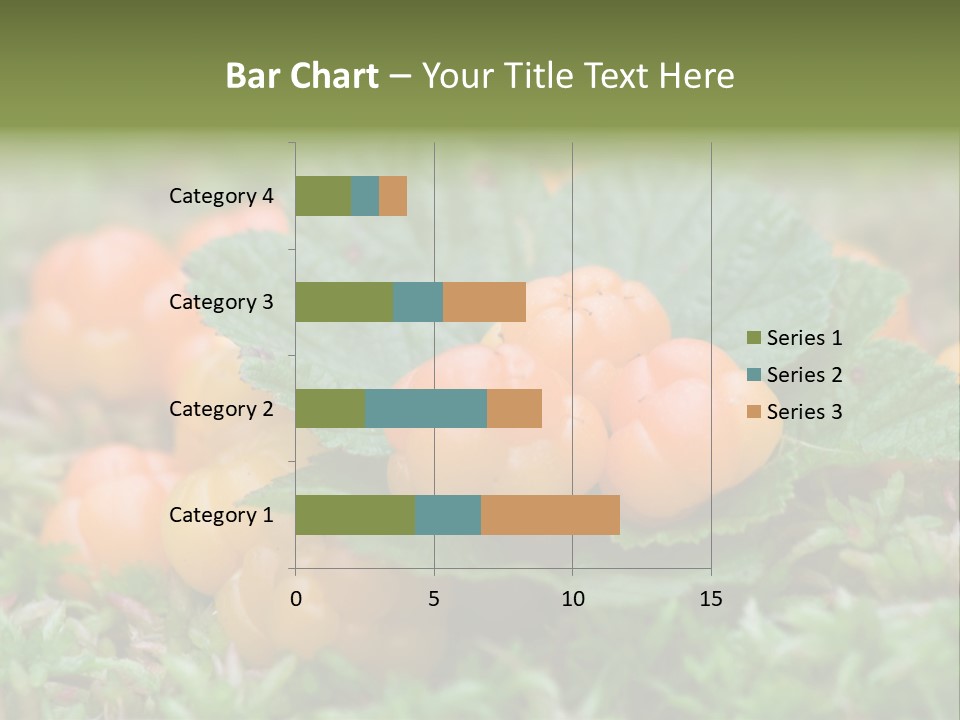 A Group Of Orange Berries Sitting On Top Of Green Leaves PowerPoint Template