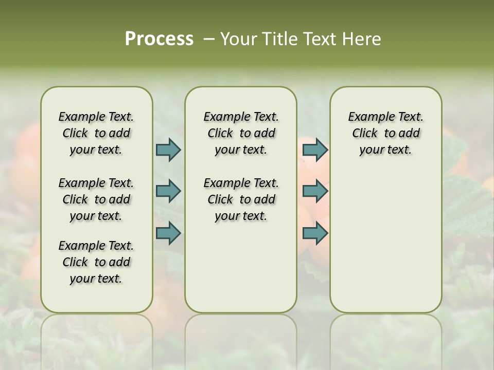 A Group Of Orange Berries Sitting On Top Of Green Leaves PowerPoint Template