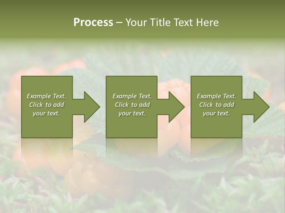 A Group Of Orange Berries Sitting On Top Of Green Leaves PowerPoint Template