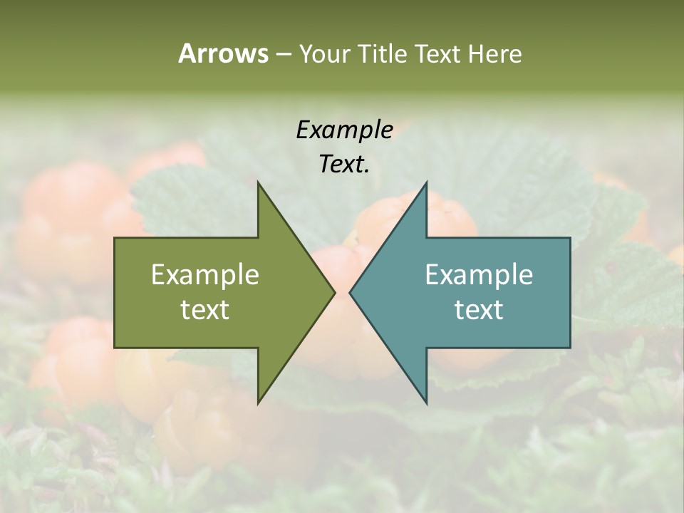 A Group Of Orange Berries Sitting On Top Of Green Leaves PowerPoint Template
