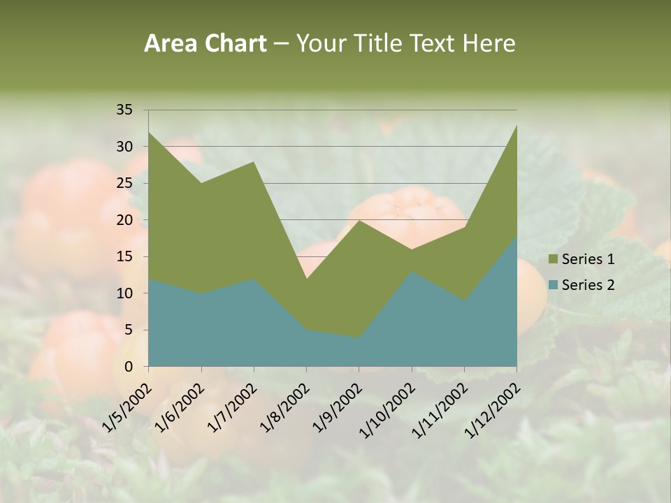 A Group Of Orange Berries Sitting On Top Of Green Leaves PowerPoint Template