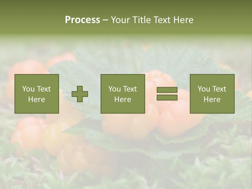 A Group Of Orange Berries Sitting On Top Of Green Leaves PowerPoint Template