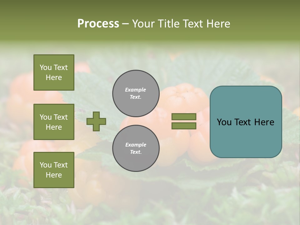 A Group Of Orange Berries Sitting On Top Of Green Leaves PowerPoint Template