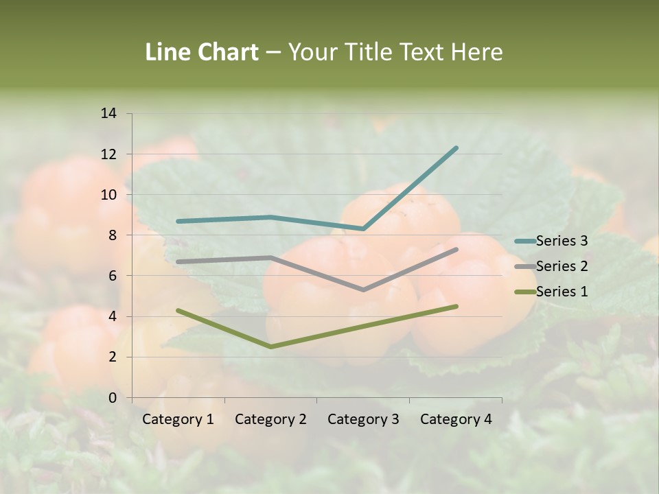 A Group Of Orange Berries Sitting On Top Of Green Leaves PowerPoint Template