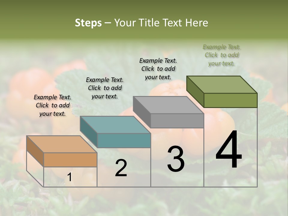 A Group Of Orange Berries Sitting On Top Of Green Leaves PowerPoint Template