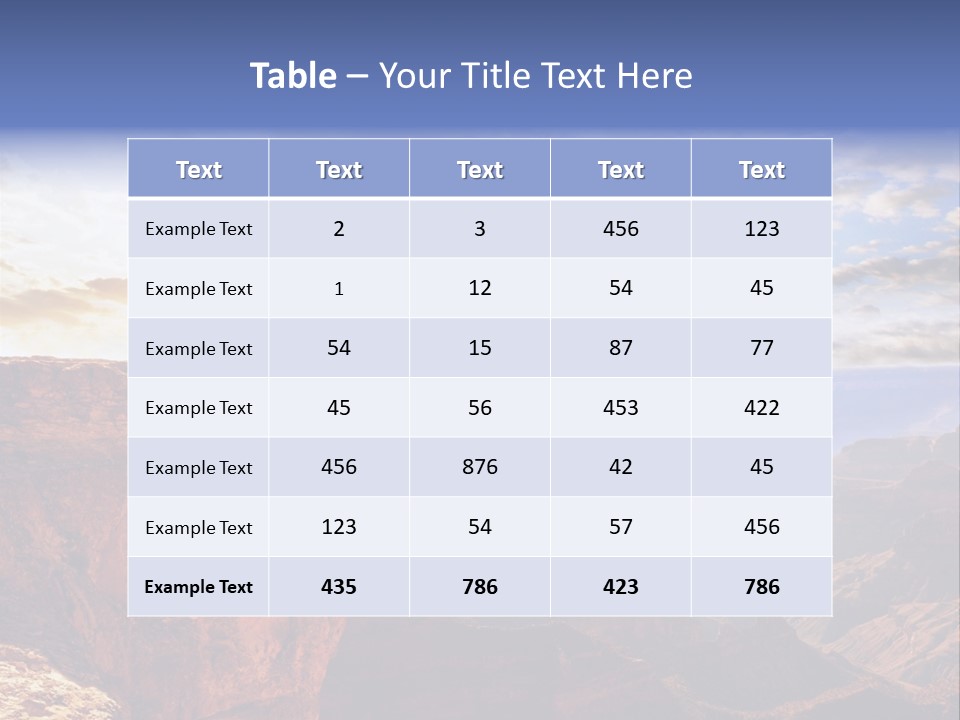 A Person Sitting On Top Of A Cliff Overlooking A Canyon PowerPoint Template