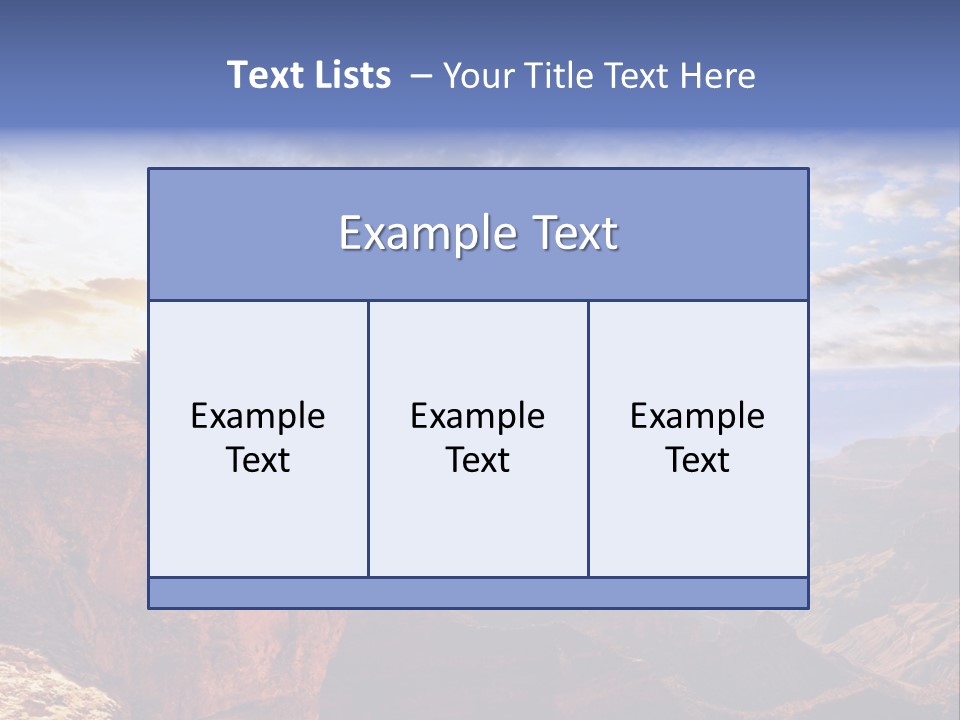 A Person Sitting On Top Of A Cliff Overlooking A Canyon PowerPoint Template