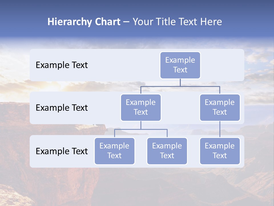 A Person Sitting On Top Of A Cliff Overlooking A Canyon PowerPoint Template