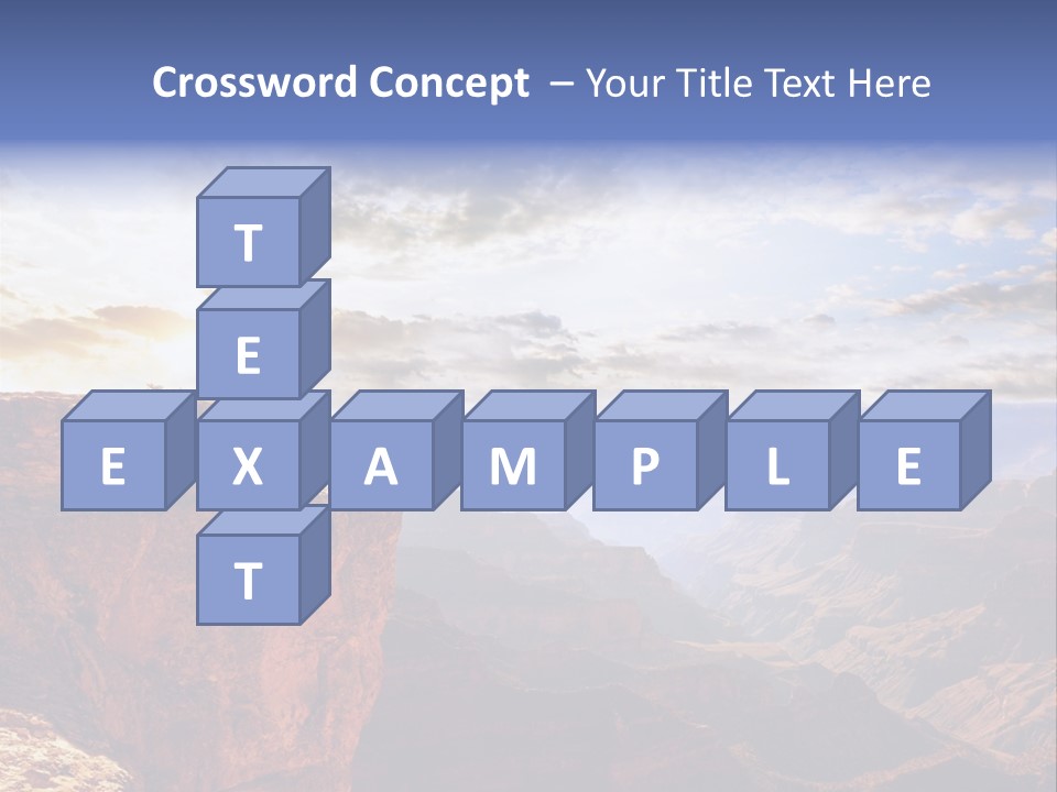 A Person Sitting On Top Of A Cliff Overlooking A Canyon PowerPoint Template