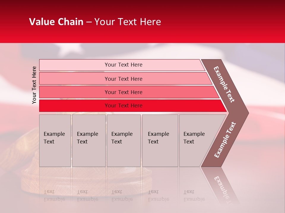 A Wooden Judge's Hammer Sitting On Top Of A Wooden Table PowerPoint Template