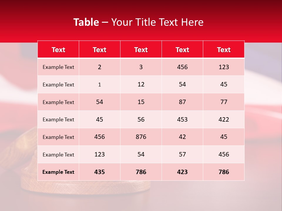 A Wooden Judge's Hammer Sitting On Top Of A Wooden Table PowerPoint Template