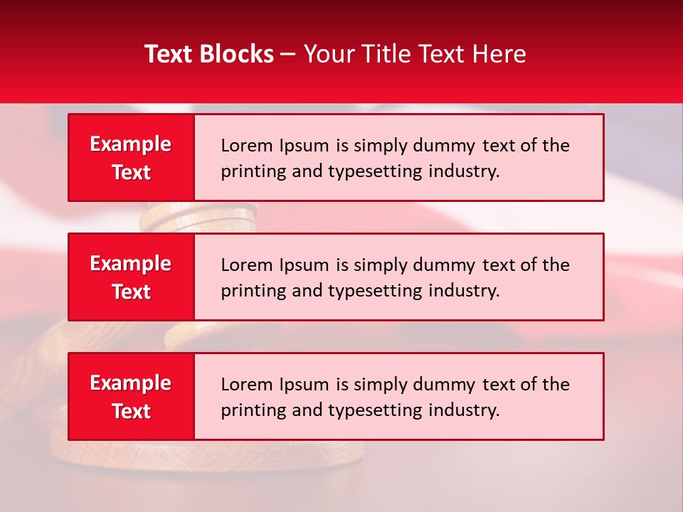 A Wooden Judge's Hammer Sitting On Top Of A Wooden Table PowerPoint Template