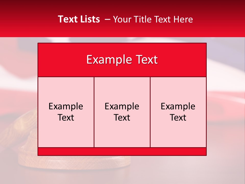 A Wooden Judge's Hammer Sitting On Top Of A Wooden Table PowerPoint Template