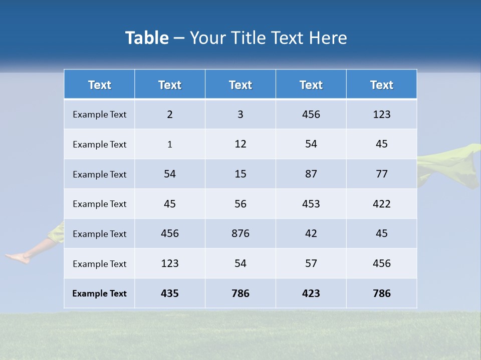 A Woman Jumping In The Air With A Green Scarf PowerPoint Template