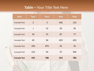 A Man In A White Shirt Is Holding A Book PowerPoint Template