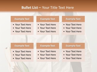 A Man In A White Shirt Is Holding A Book PowerPoint Template