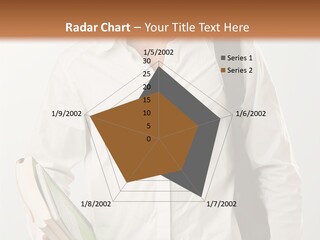 A Man In A White Shirt Is Holding A Book PowerPoint Template